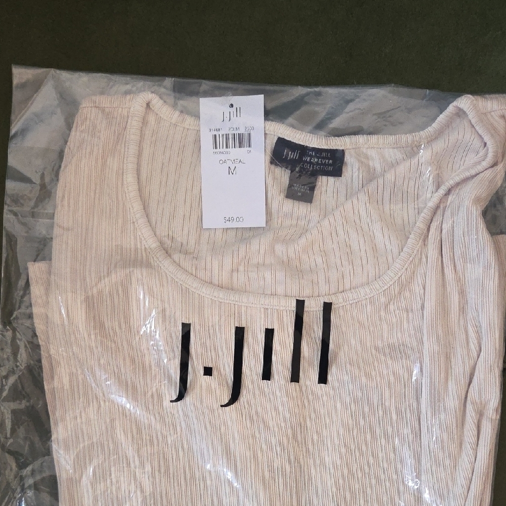 J. Jill Cream Tank Top